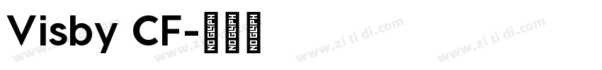Visby CF字体转换